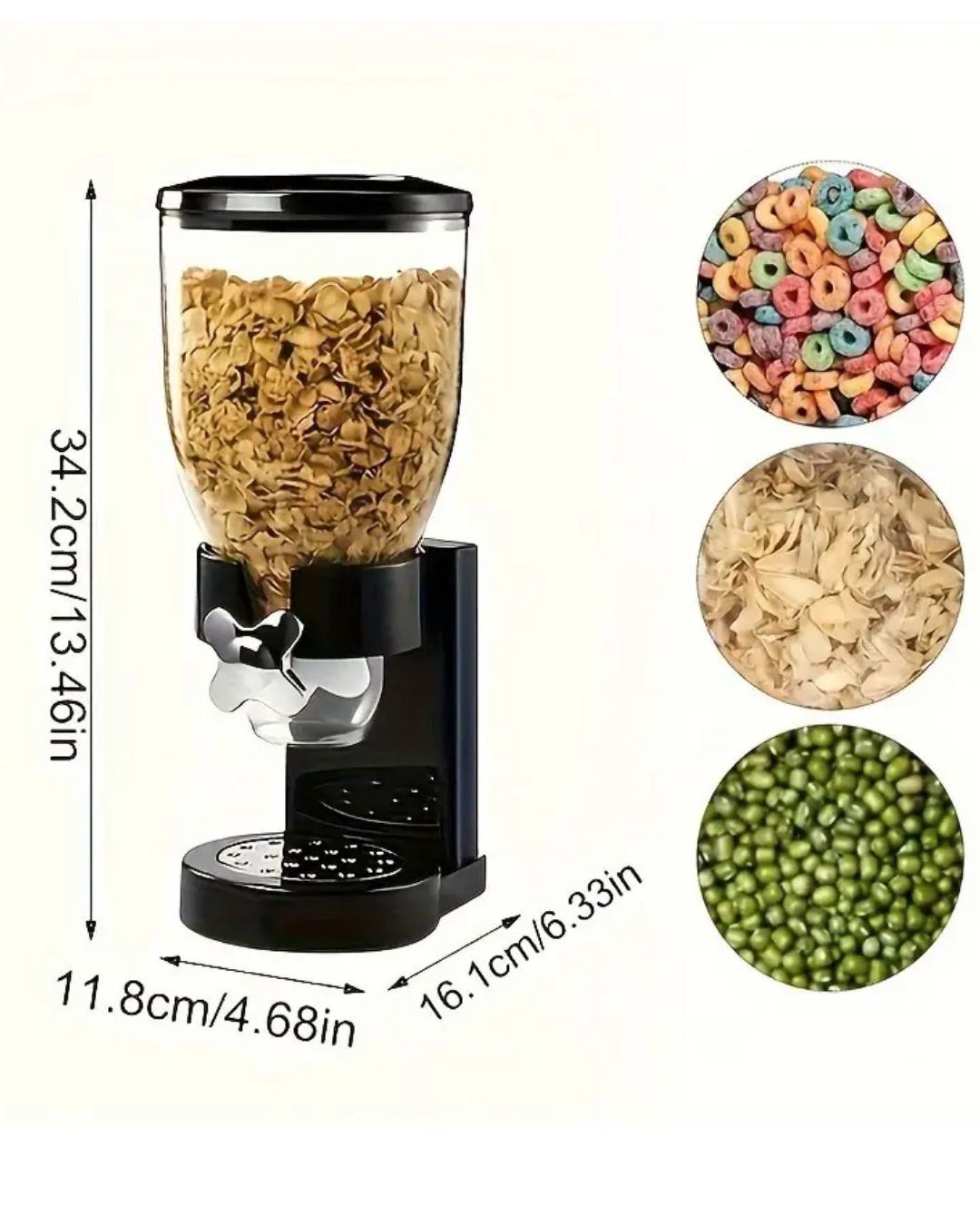 DISPENSADOR DE CEREALES 2L + ENVASE HERMETICO GRATIS