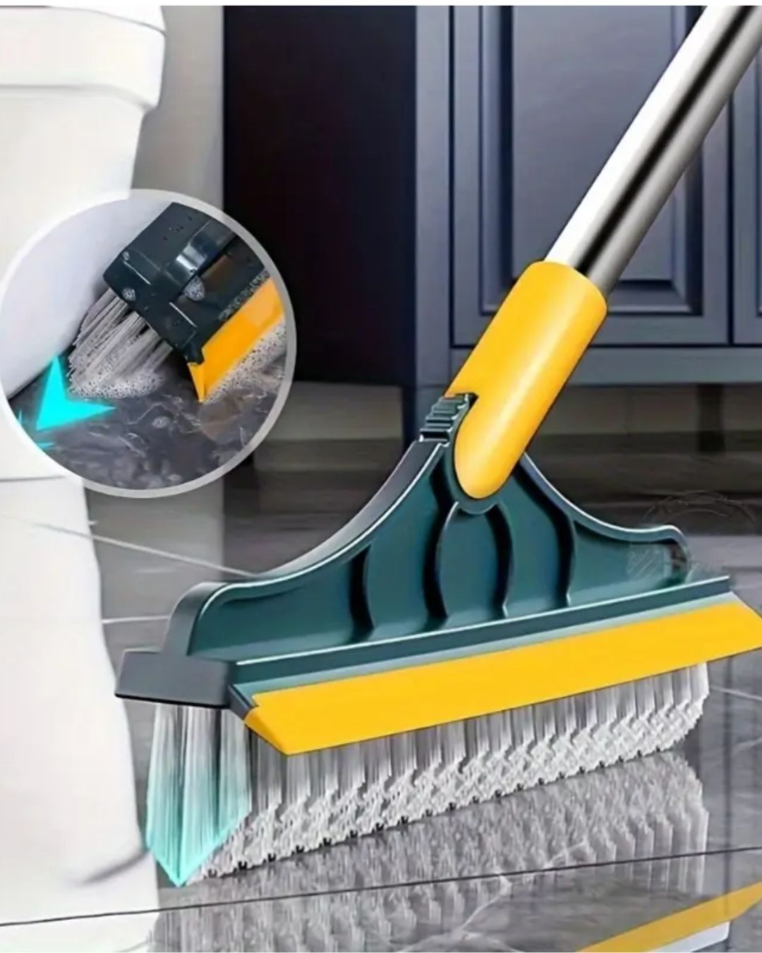 OFERTA ESCOBA MULTIUSOS+DISPENSADOR JABON+ SOPORTE PARED