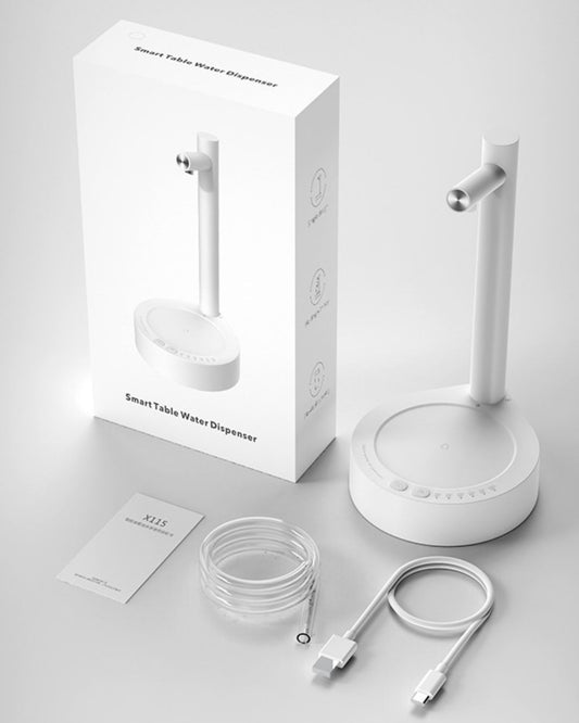 DISPENSADOR DE AGUA CON BASE (BLANCO)