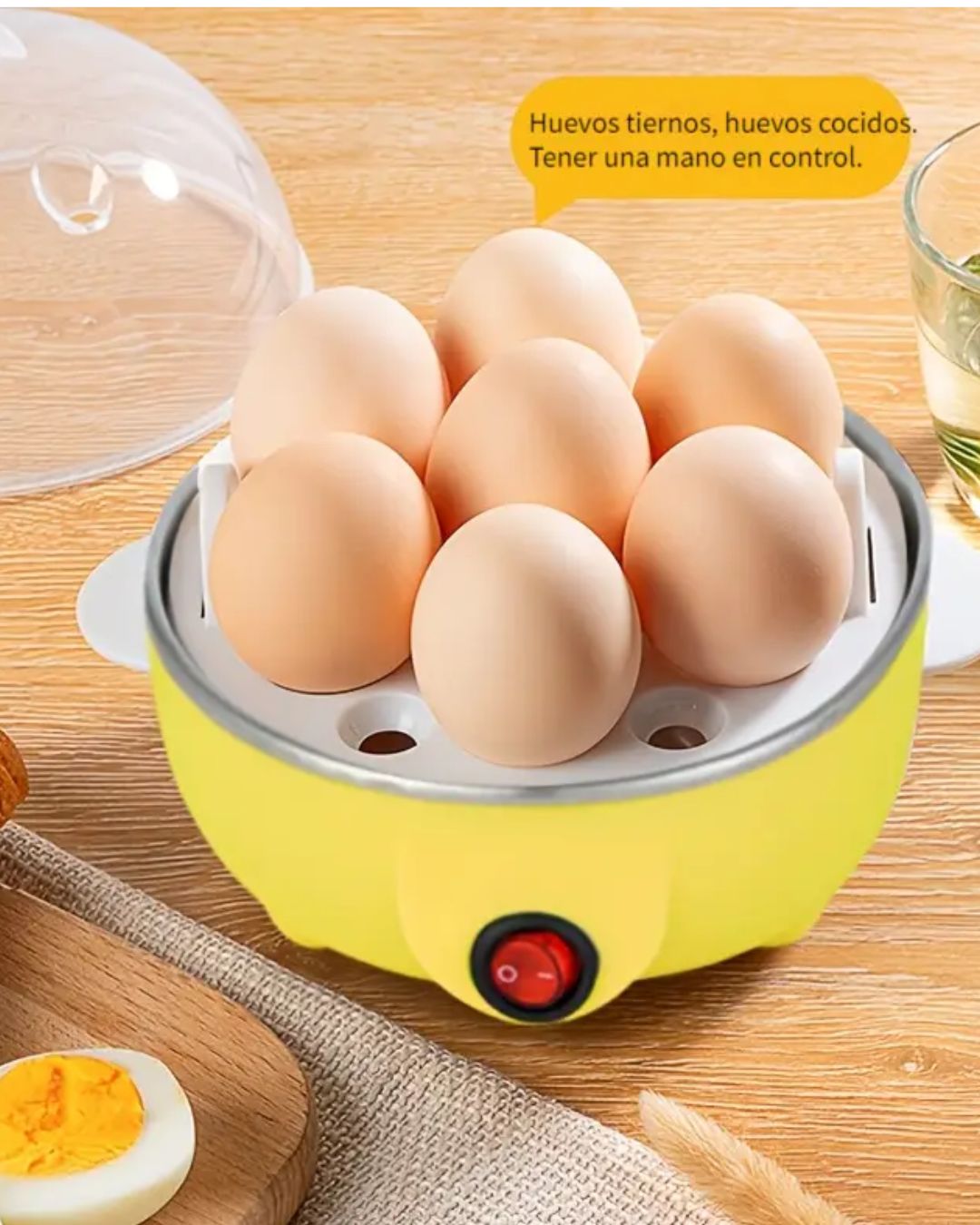 HERVIDOR DE HUEVOS ELECTRICA (Rosada)
