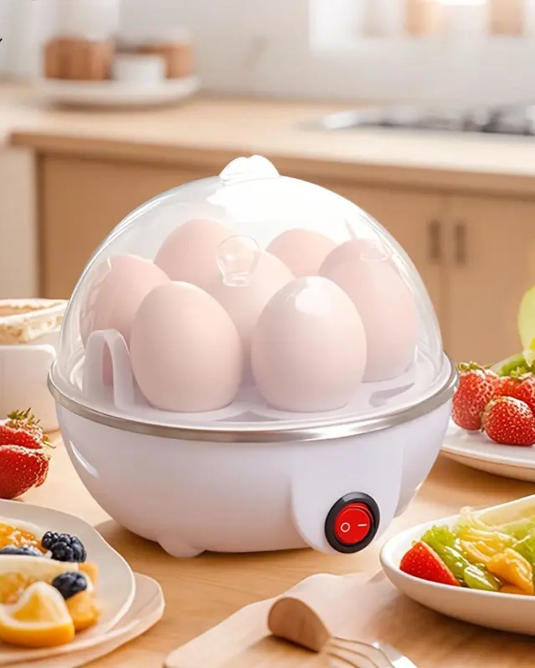 HERVIDOR DE HUEVOS ELECTRICA (Rosada)