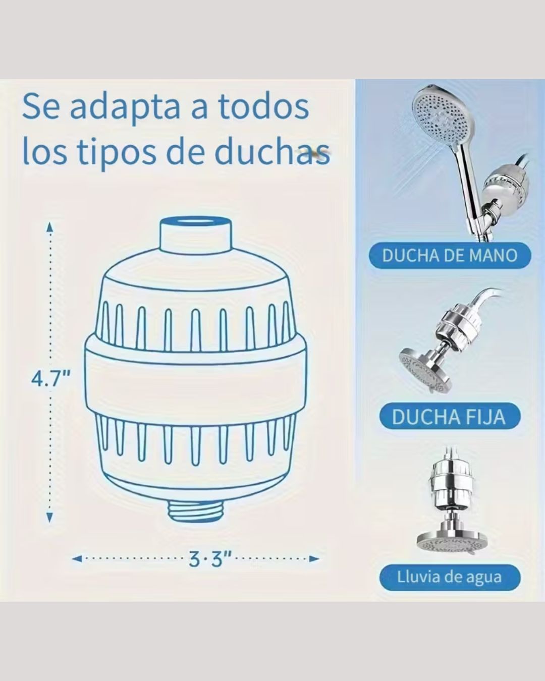 FILTRO DE DUCHA/ FREGADERO