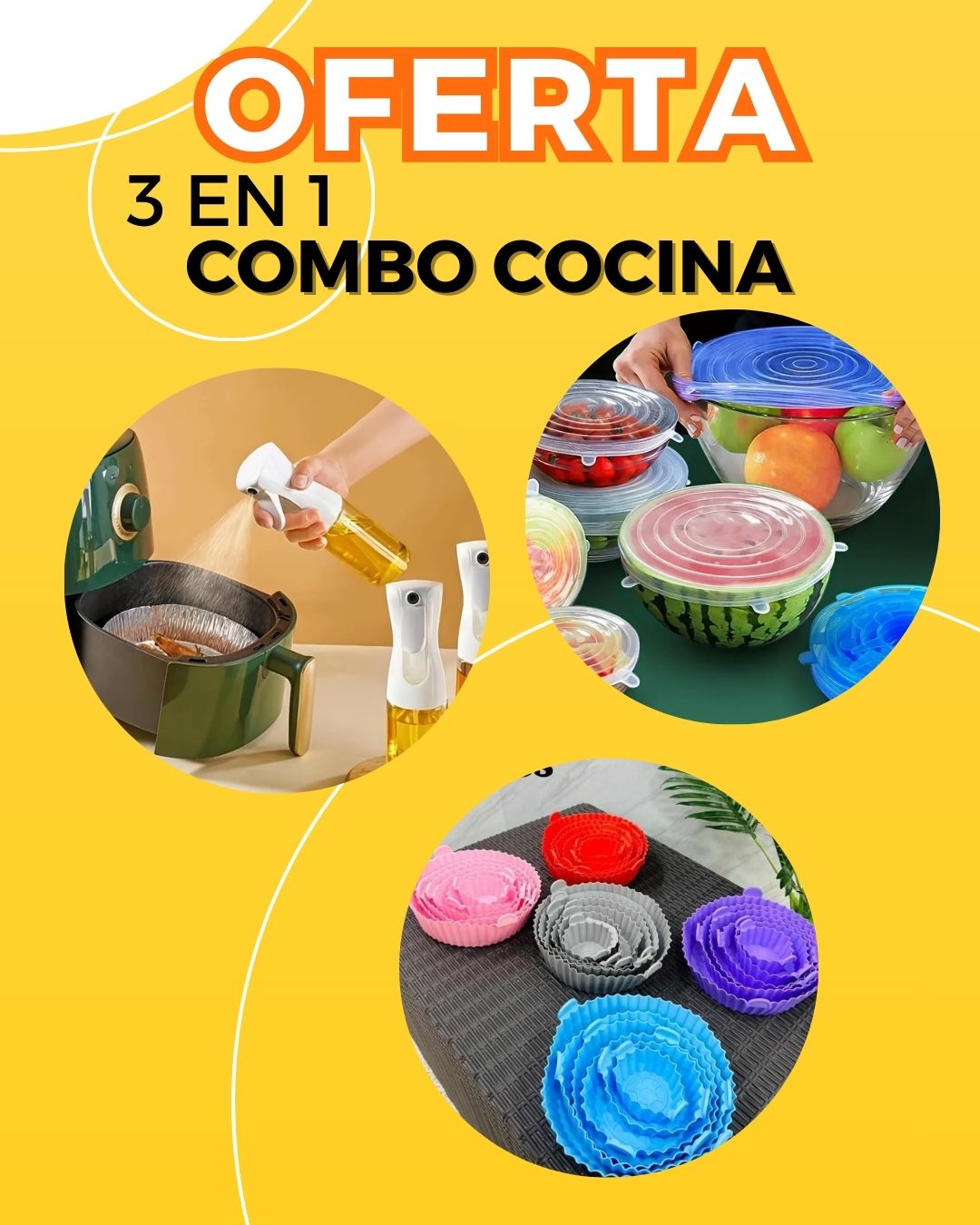 🔥 COMBO DE COCINA INTELIGENTE 3 EN 1