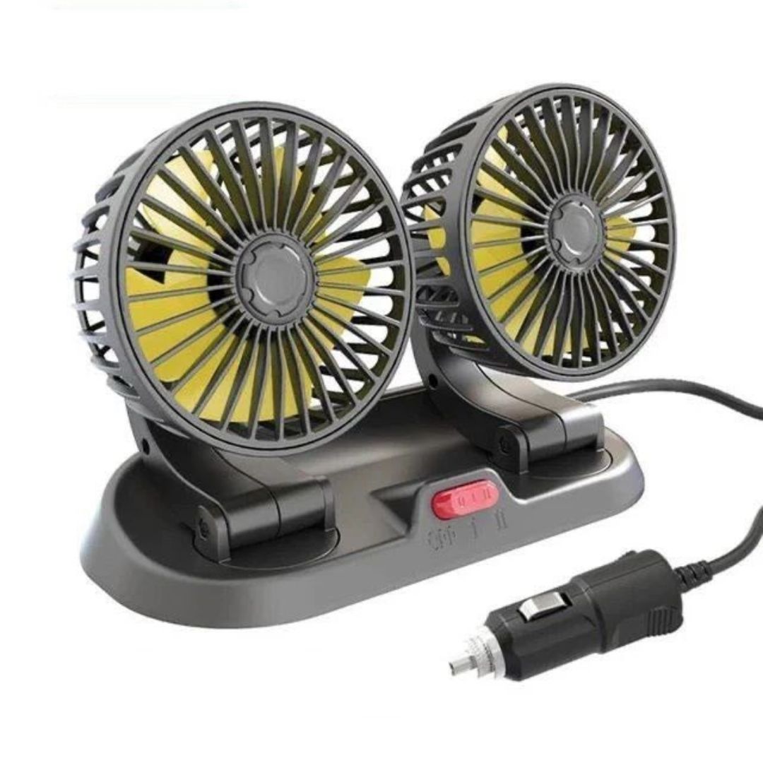 VENTILADOR DOBLE PARA VEHICULO