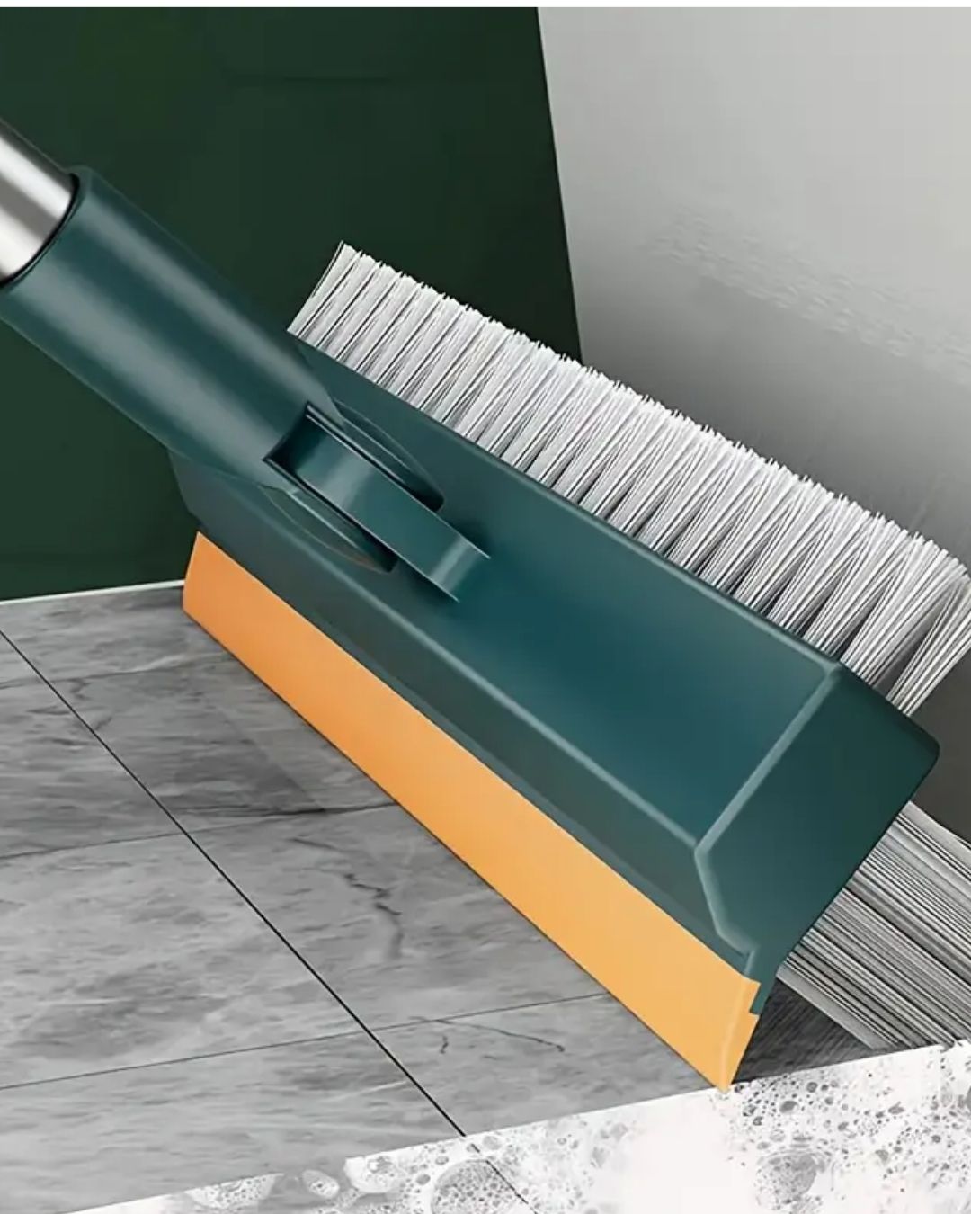 ESCOBA DE LIMPIEZA 3 EN 1 VERDE