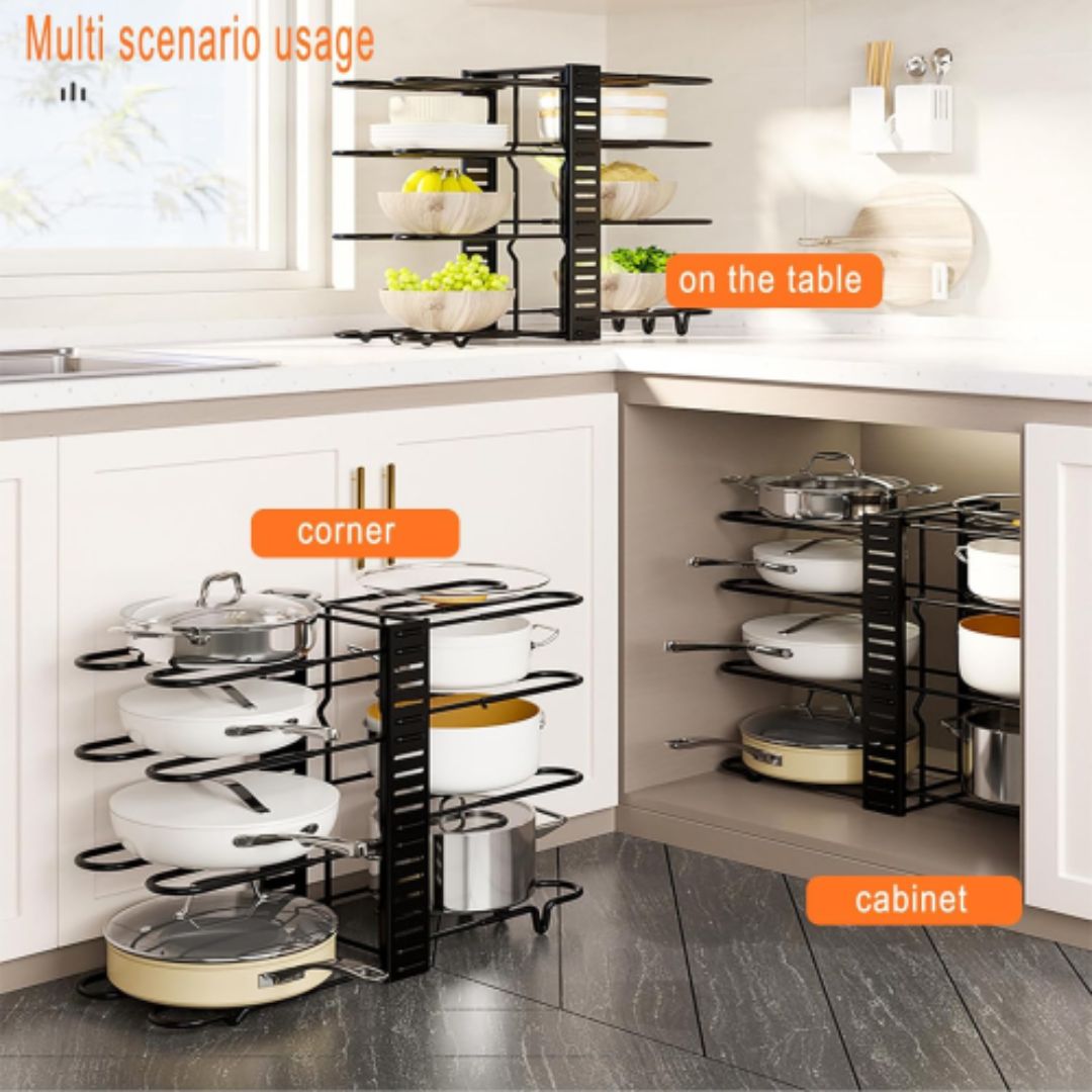 ORGANIZADOR PARA TAPAS DE OLLAS Y SARTENES - TU COCINA ORGANIZADA