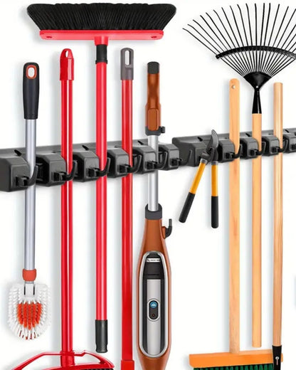 SOPORTE DE PARED PARA ESCOBAS