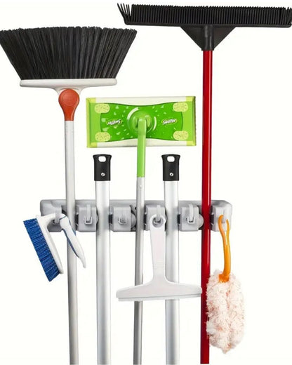 SOPORTE DE PARED PARA ESCOBAS
