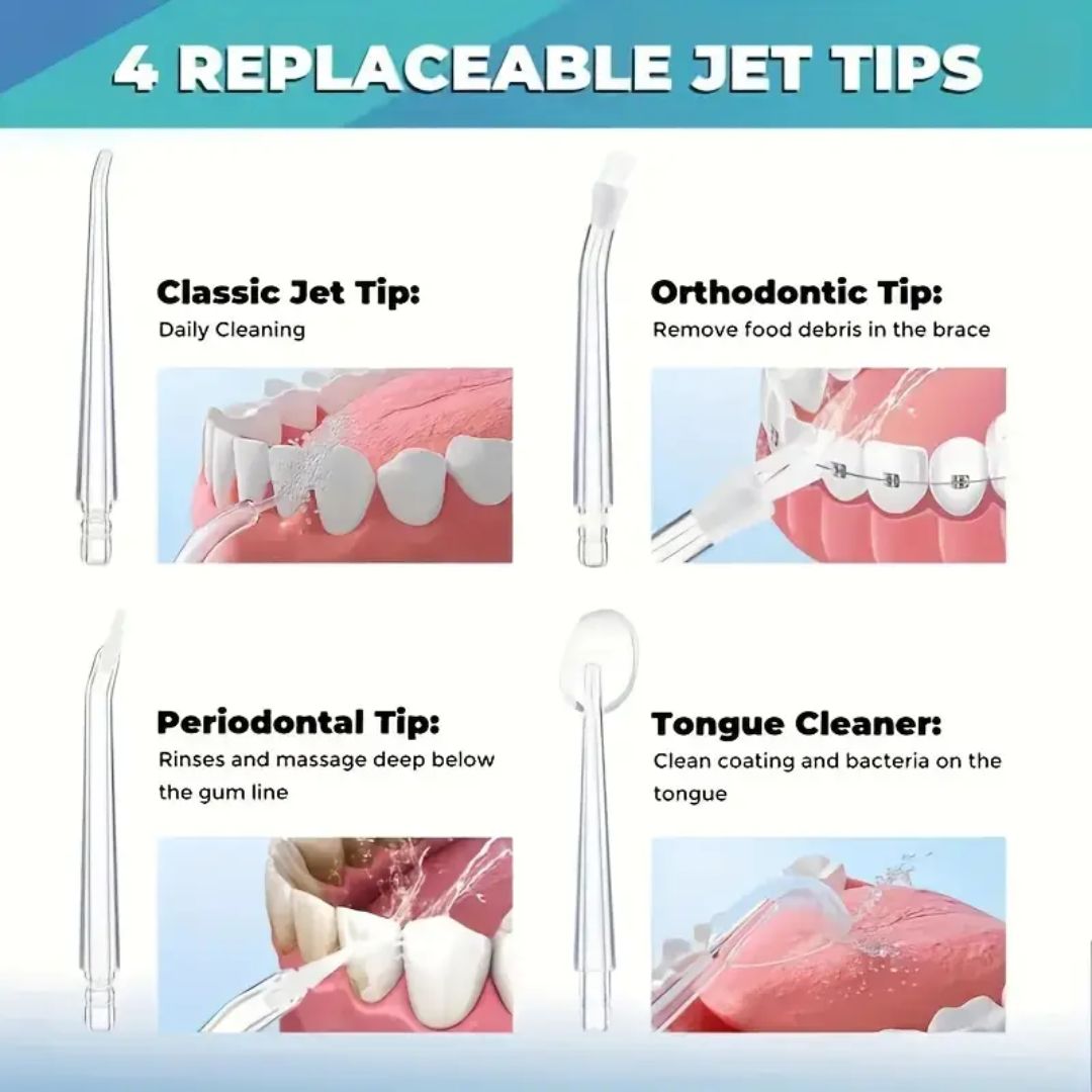 🦷 IRRIGADOR DENTAL ELECTRICO PORTATIL