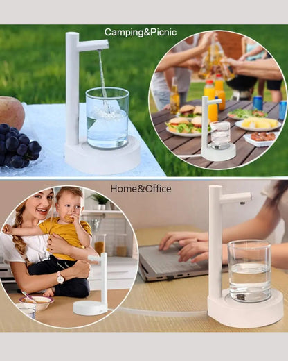 DISPENSADOR DE AGUA CON BASE (BLANCO)