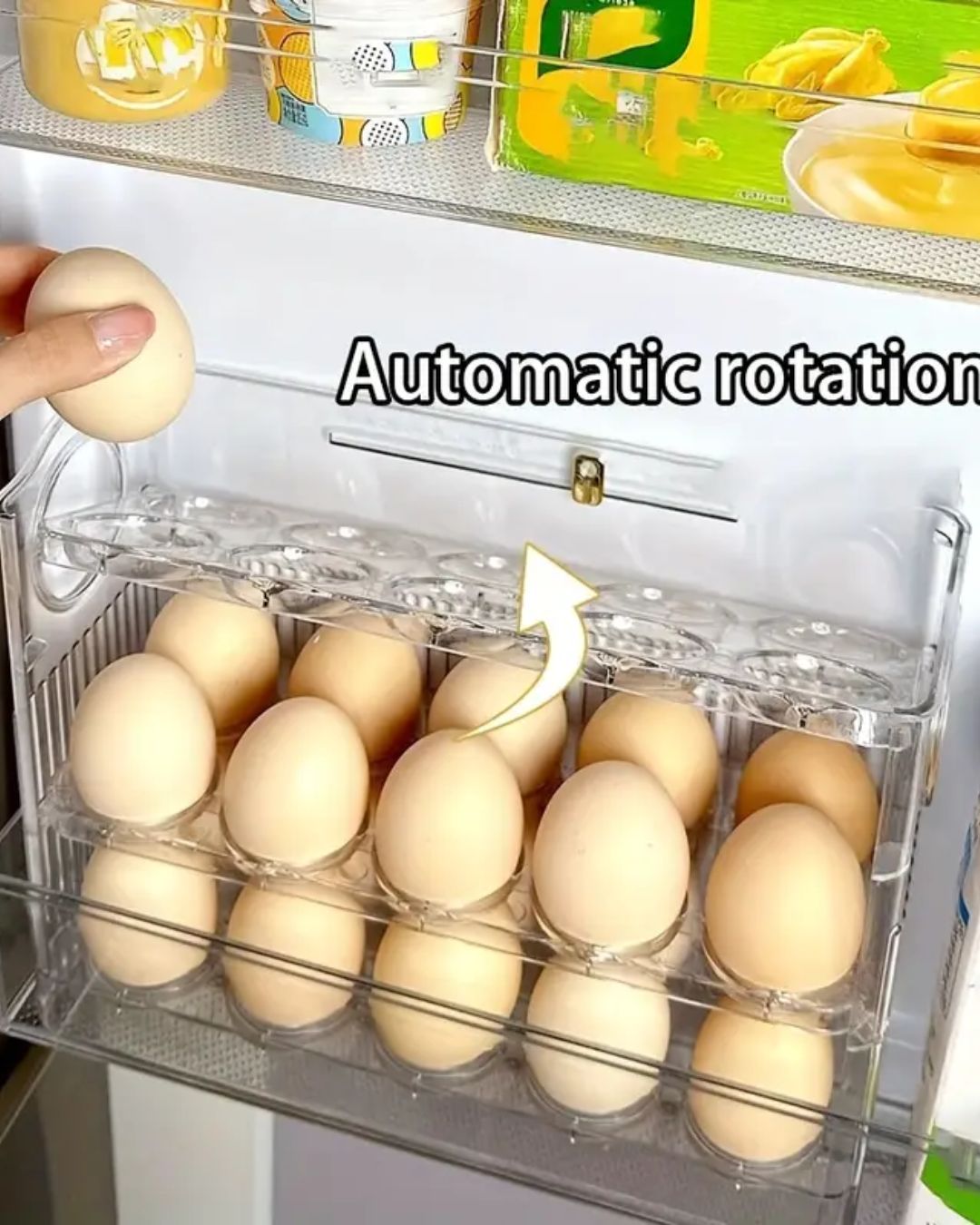 ORGANIZADOR HUEVOS TRANSPARENTE