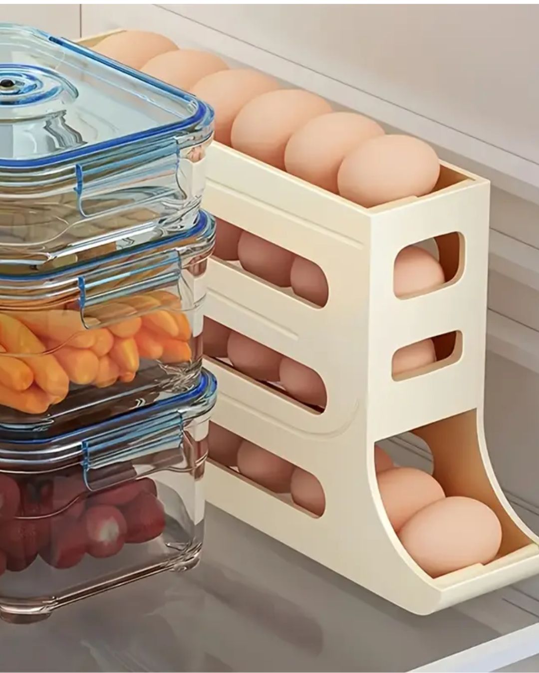 DISPENSADOR DE HUEVOS DE 4 NIVELES