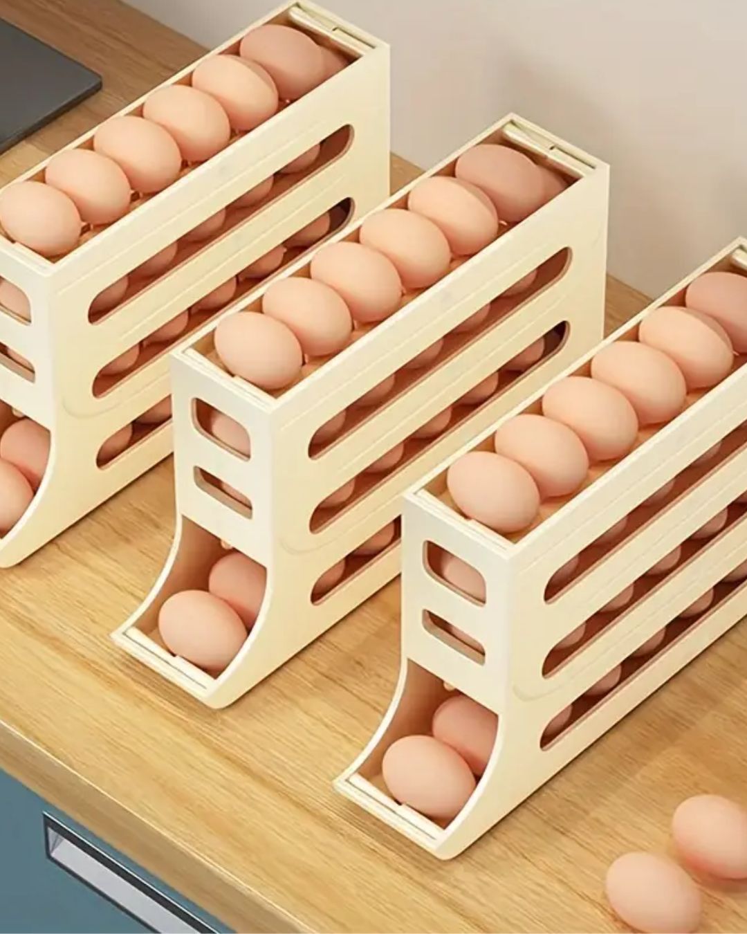 DISPENSADOR DE HUEVOS DE 4 NIVELES