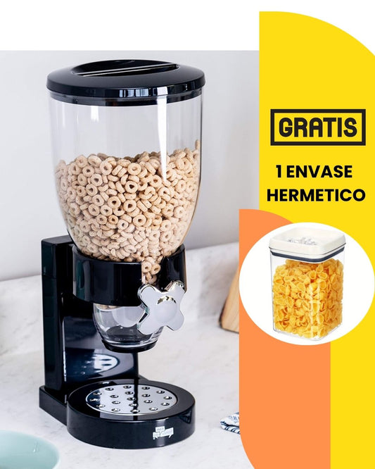 DISPENSADOR DE CEREALES 2L + ENVASE HERMETICO GRATIS