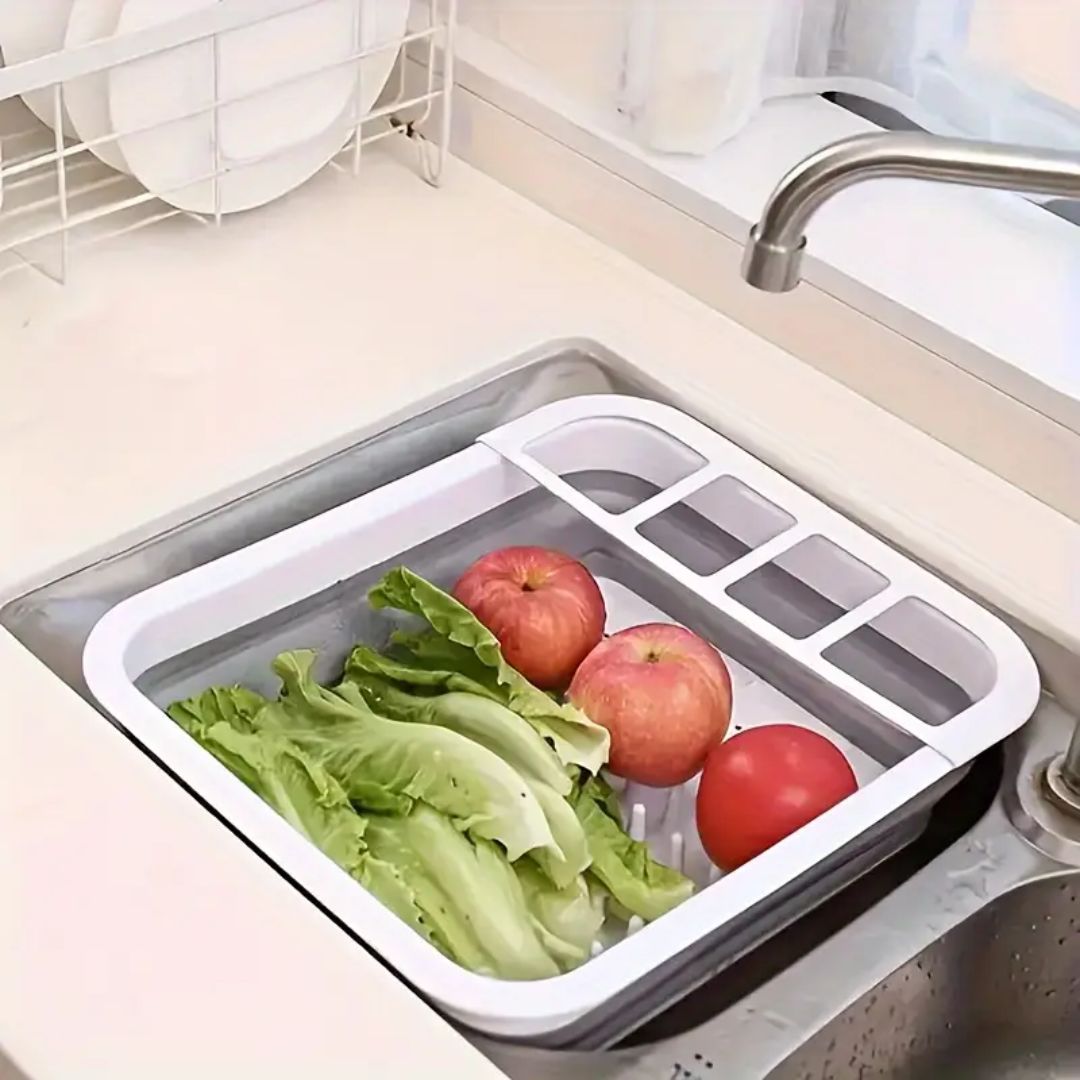 ESCURRIDOR PLEGABLE MULTIUSOS PLATOS - VERDURAS